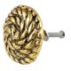 Round Rope Antique Golden Aluminium Cabinet Knob